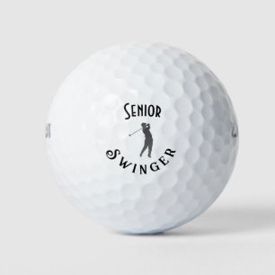 Lustige Golfbälle