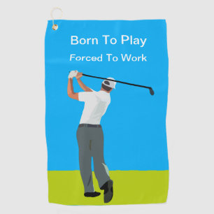 Lustige Golfhandtücher für Männer mit Novelty-Desi Golfhandtuch