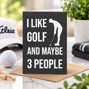 Lustige Golfkarten Sport Humor Für Golf-Freund Karte
