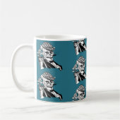 lustige Golfkatze Kaffeetasse (Links)