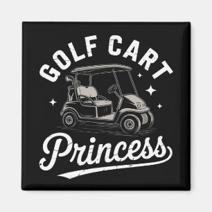 Lustige Golfwagen Prinzessin Sarkastische Golf Dam Magnet