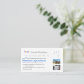 lustige Google-Internetpromo Visitenkarte (Stehend Vorderseite)