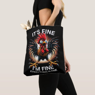 Lustige Grafik Mir geht's gut Mir geht's gut Verrü Tasche