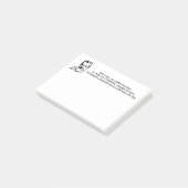 Lustige Grammatik-Nazi Post-it Klebezettel (angewinkelt)