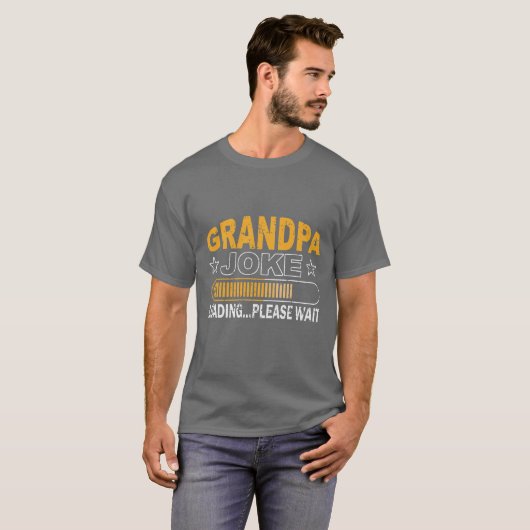 lustige Grandpa-Witzkunst T-Shirt (Vorne ganz)