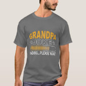 lustige Grandpa-Witzkunst T-Shirt (Vorderseite)