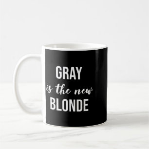 Lustige graue Haare Grau Zitat Geburtstag alte Män Kaffeetasse