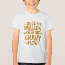 Lustige Gravy Flow Thanksgiving-Typografie-Gif