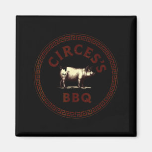 Lustige griechische Mythologie Circe's BBQ-Abenteu Magnet
