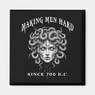 Lustige griechische Mythologie Medusa macht Männer Magnet