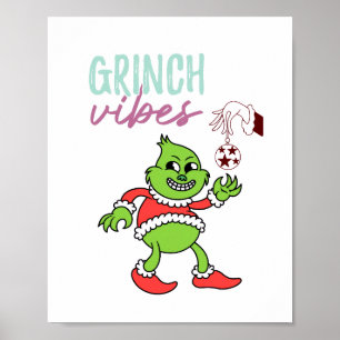 Lustige Grinch-Stimmung Poster