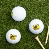 Lustige große Golfbälle für Katzen (Insitu Gras)