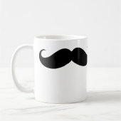 Lustige große Schnurrbart-Tasse Kaffeetasse (Links)