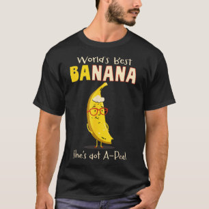 Lustige Großmutter World's Nana Banana Pun  T-Shirt