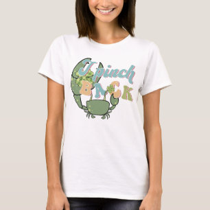 lustige grüne Krabbe St Patricks Tag ich pinch Ges T-Shirt