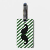 LUSTIGE GRÜNE STREIFEN DES GEPÄCKANHÄNGER (Rückseite vertikal)