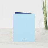 lustige gruselige alte Mann hinzufügen Karte (Rückseite)