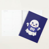 Lustige gruselige Geist-Illustrationsdesign Planer (Anzeige)