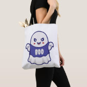 Lustige gruselige Geist-Illustrationsdesign Tasche (Von Nahem)