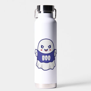 Lustige gruselige Geist-Illustrationsdesign Trinkflasche