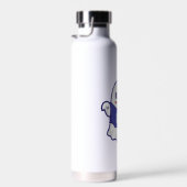 Lustige gruselige Geist-Illustrationsdesign Trinkflasche (Rechts)