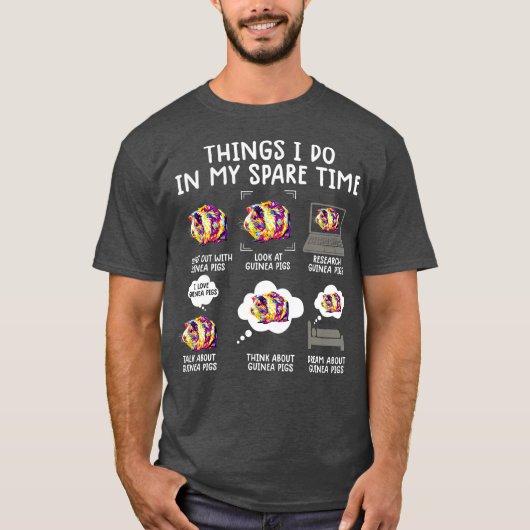 lustige Guinea Schweine Shirt Dinge, die ich in me (Vorderseite)