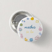 Lustige Gummiente Badezimmer Mutter-Tochter-Baby-P Button (Vorne & Hinten)