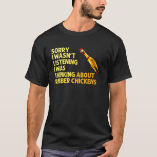 Lustige Gummihuhn-Kunst für Männer Frauen Riesengu T-Shirt