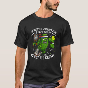 Lustige Gurke spielt Pickleball T-Shirt