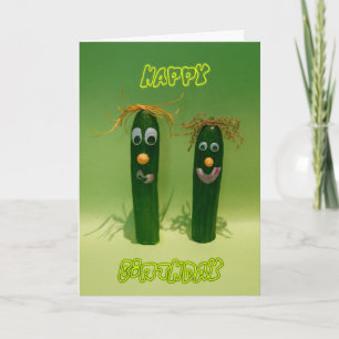 Lustige Gurken Frohe Geburtstag Grußkarte Karte