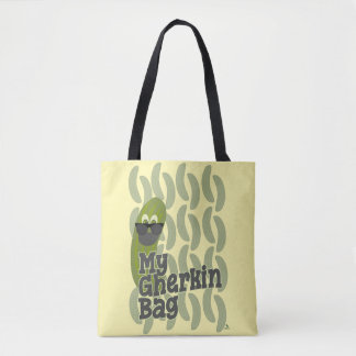 Lustige Gurken Mode Parodie Design Tasche