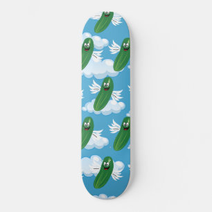 Lustige Gurkenpickles Lebensmittel Humor Fantasy E Skateboard