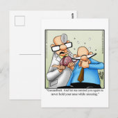 Lustige Gute Besserung Humor Postkarte (Vorne/Hinten)