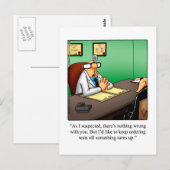 Lustige Gute Besserung Humor Postkarte (Vorne/Hinten)