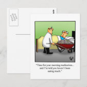 Lustige Gute Besserung Humor Postkarte (Vorne/Hinten)