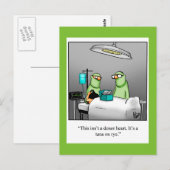 Lustige Gute Besserung Humor Postkarte (Vorne/Hinten)