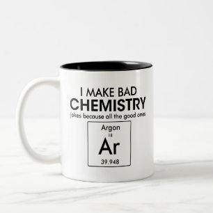 Lustige Gute Chemie Witze Argon Lustiges Geschenk Zweifarbige Tasse