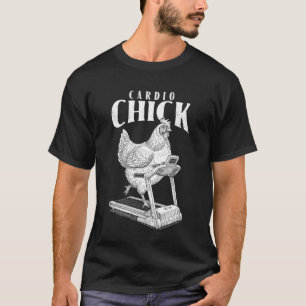 Lustige Gym Huhn Henne Cardio Huhn Workout Fitness T-Shirt