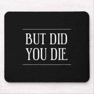 Lustige Gym-Workout-Motivation für Frauen, aber bi Mousepad