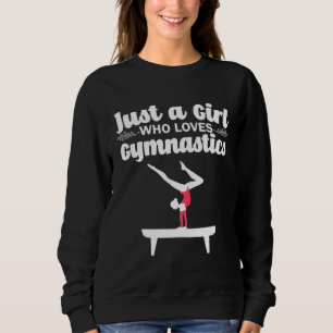 Lustige Gymnastik Kunst Für Akrobatik Turnerinnen Sweatshirt