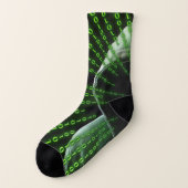 lustige Hacker-Programmiersocken Socken (Links - Außen)