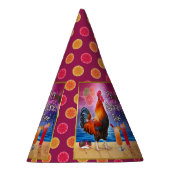 Lustige Hahn-Huhn-Cocktail-tropisches Strand-Meer Partyhütchen (Rechts)