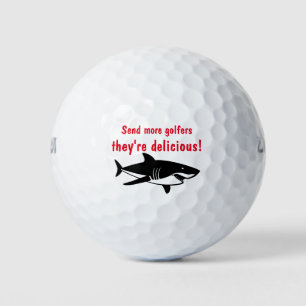 Lustige Haigolfbälle Golfball