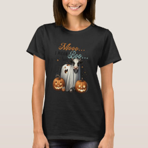 Lustige Halloween-Bauernhoftiere Kuh Muh Ich meine T-Shirt