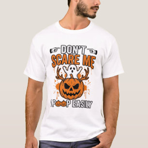 Lustige Halloween-Geist-Kürbis-Zitat-Vektor-Design T-Shirt