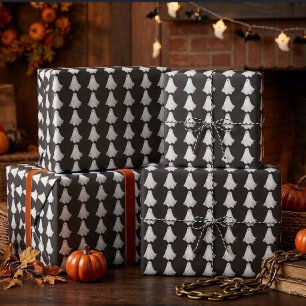 Lustige Halloween-Geister-Vergangenheits-Zeichnung Geschenkpapier