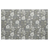 Lustige Halloween-Grabsteine grau Stoff (Fat Quarter (45,7 x 55,9 cm))
