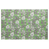 Lustige Halloween-Grabsteine Stoff (Fat Quarter (45,7 x 55,9 cm))