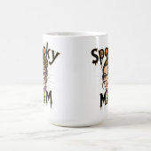 Lustige Halloween Gruselmutter Hexenmutter Kaffeetasse (Mittel)