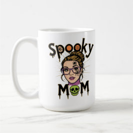Lustige Halloween Gruselmutter Hexenmutter Kaffeetasse